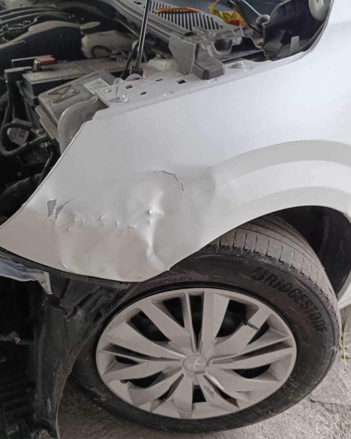 Carrosserie endommagée La Réunion